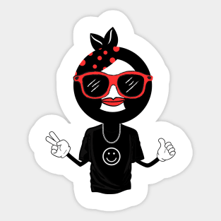 Cool Girl Sticker